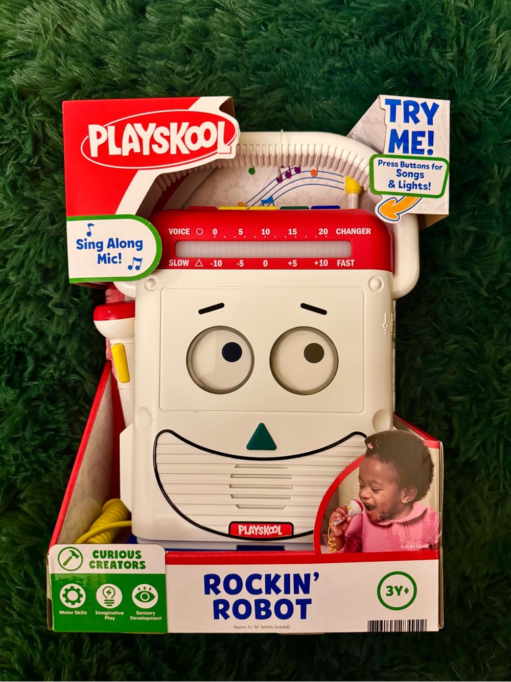 Playskool Rockin’ Robot Toy with Sing-Along Microphone *Walmart Exclusive*
